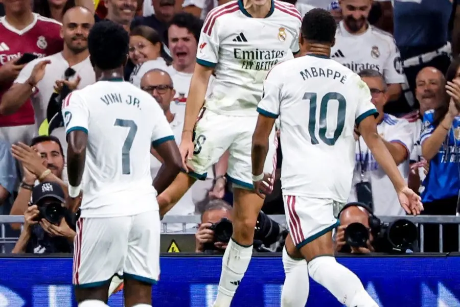 Vini Jr soma um gol e três assistências em sete jogos, enquanto Mbappé tem oito gols em sete partidas, segundo a anális…