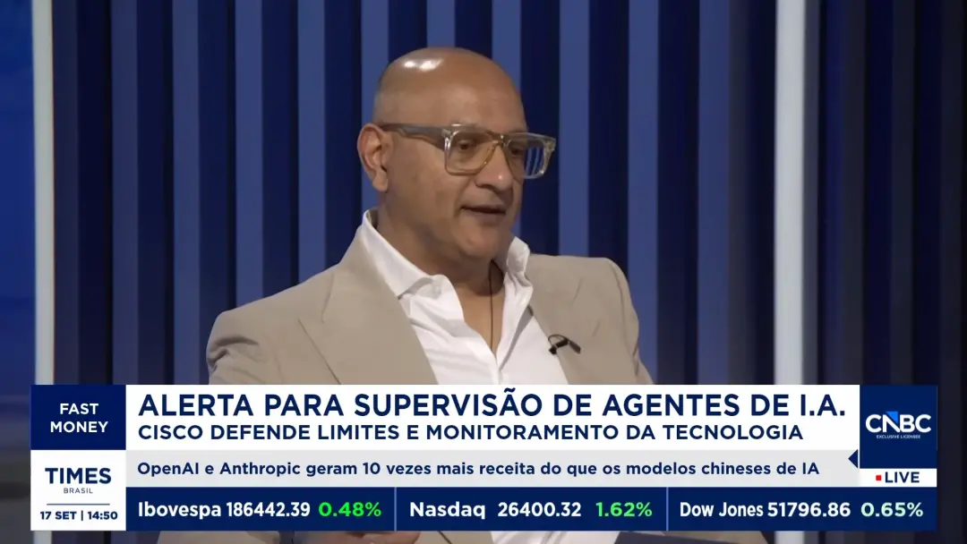 Jeetu Patel da Cisco alertou que agentes de inteligência artificial avançados podem tomar decisões erradas sem a superv…