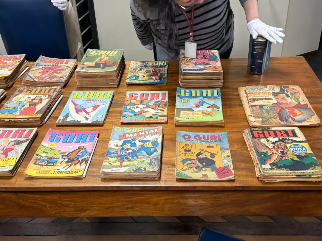164 publicações históricas, incluindo gibis da década de 1940, voltaram para a Biblioteca Nacional após terem sido apre…