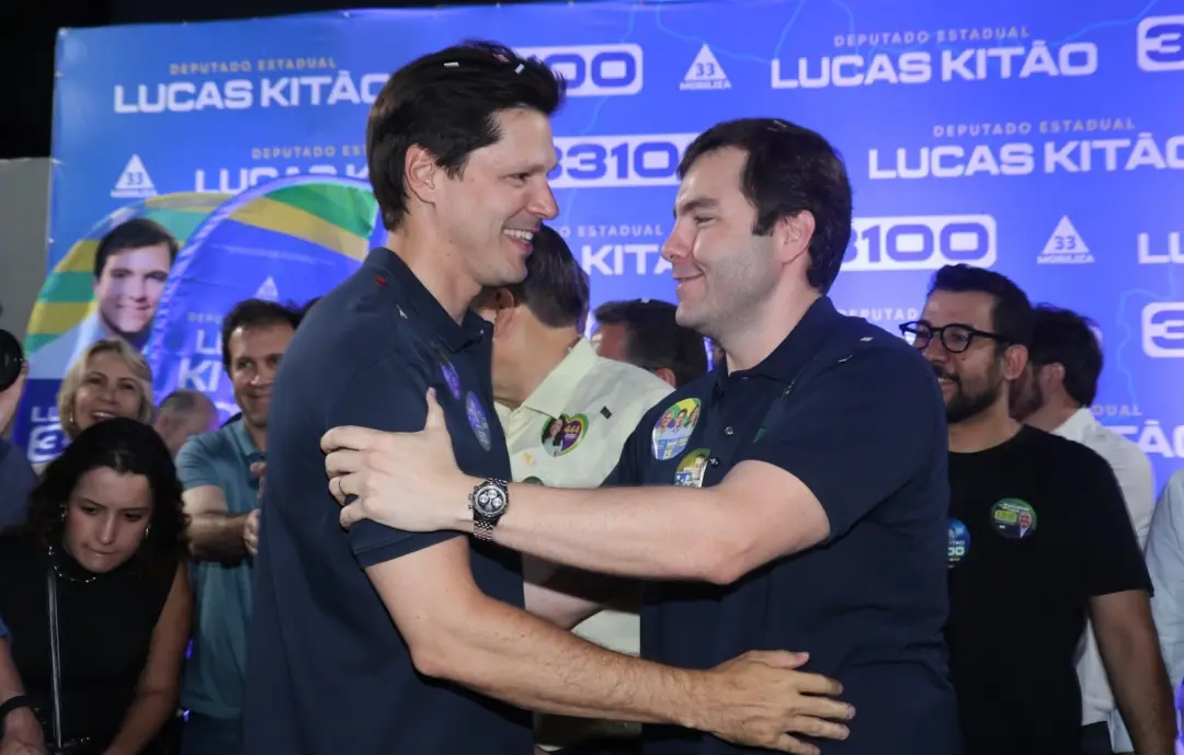Em Goiânia, o vereador Lucas Kitão reuniu 2 mil apoiadores em encontro com Daniel Vilela, Gracinha Caiado e Sandro Mabe…