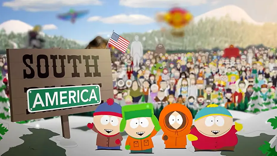 South Park mudou o nome da cidade para South America na temporada 29, satirizando a proposta de Trump de renomear lugar…