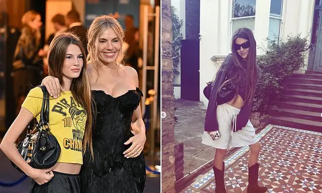 Marlowe, a filha de Sienna Miller, compareceu à estreia de War em Londres com 14 anos. Parece que ela está mostrando um…