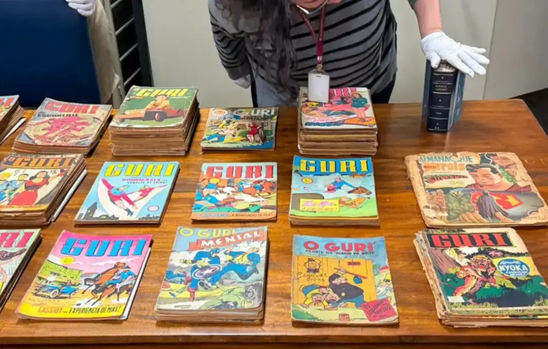 164 publicações históricas foram devolvidas à Biblioteca Nacional, incluindo exemplares de O Guri e um Almanaque de 184…