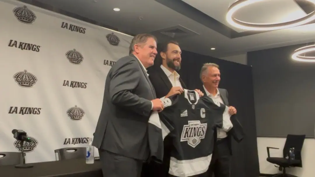 Drew Doughty foi anunciado como capitão dos Los Angeles Kings na temporada 2025-26. Ele disse que seria a maior honra d…