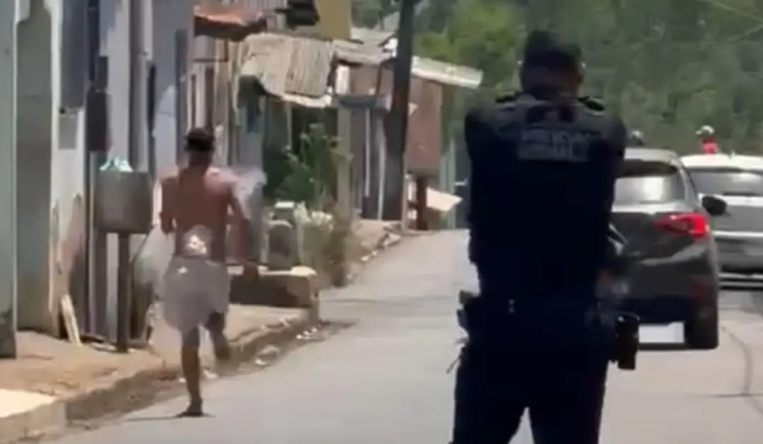 Parauapebas viu um homem, Diogo Brauna da Silva, fugir de um hospital após alta e ser perseguido por cerca de 20 minuto…