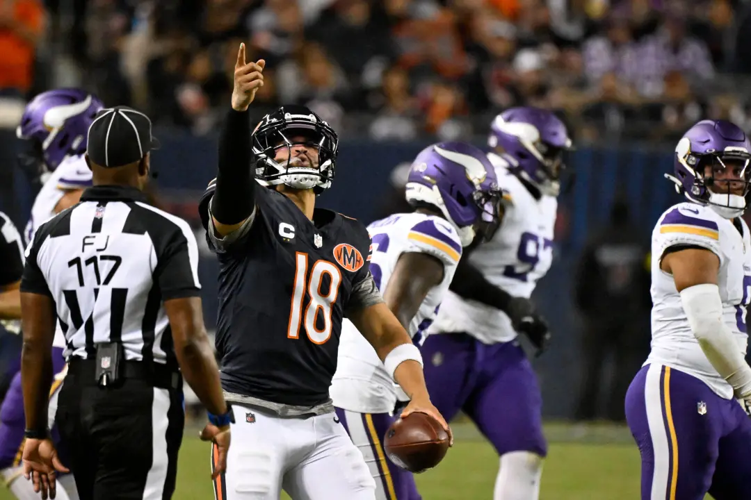 Chicago Bears enfrentam Minnesota Vikings no domingo após uma performance recorde contra Carolina Panthers. É um confro…