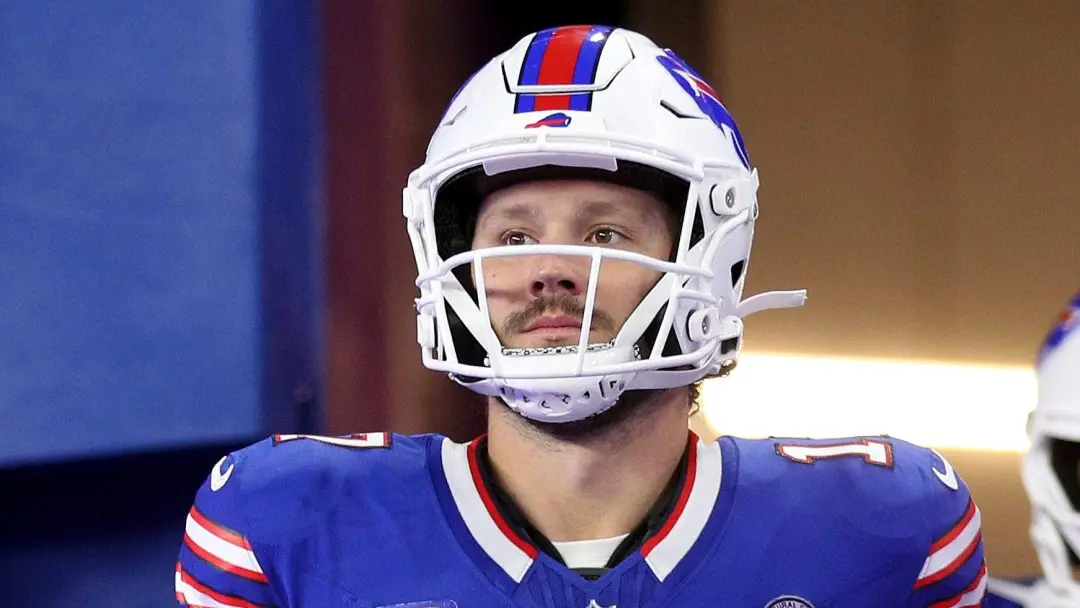 Josh Allen, quarterback dos Bills, tomou um chute de energia ao mascar balas odoríferas durante o jogo contra o Lions. …