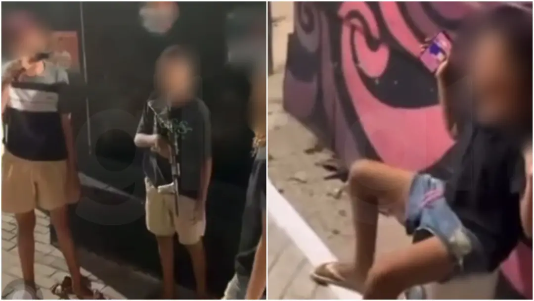Fortaleza registrou baleamento de dois adolescentes que gravavam uma novela com tema de crime. Os militares reagiram ap…