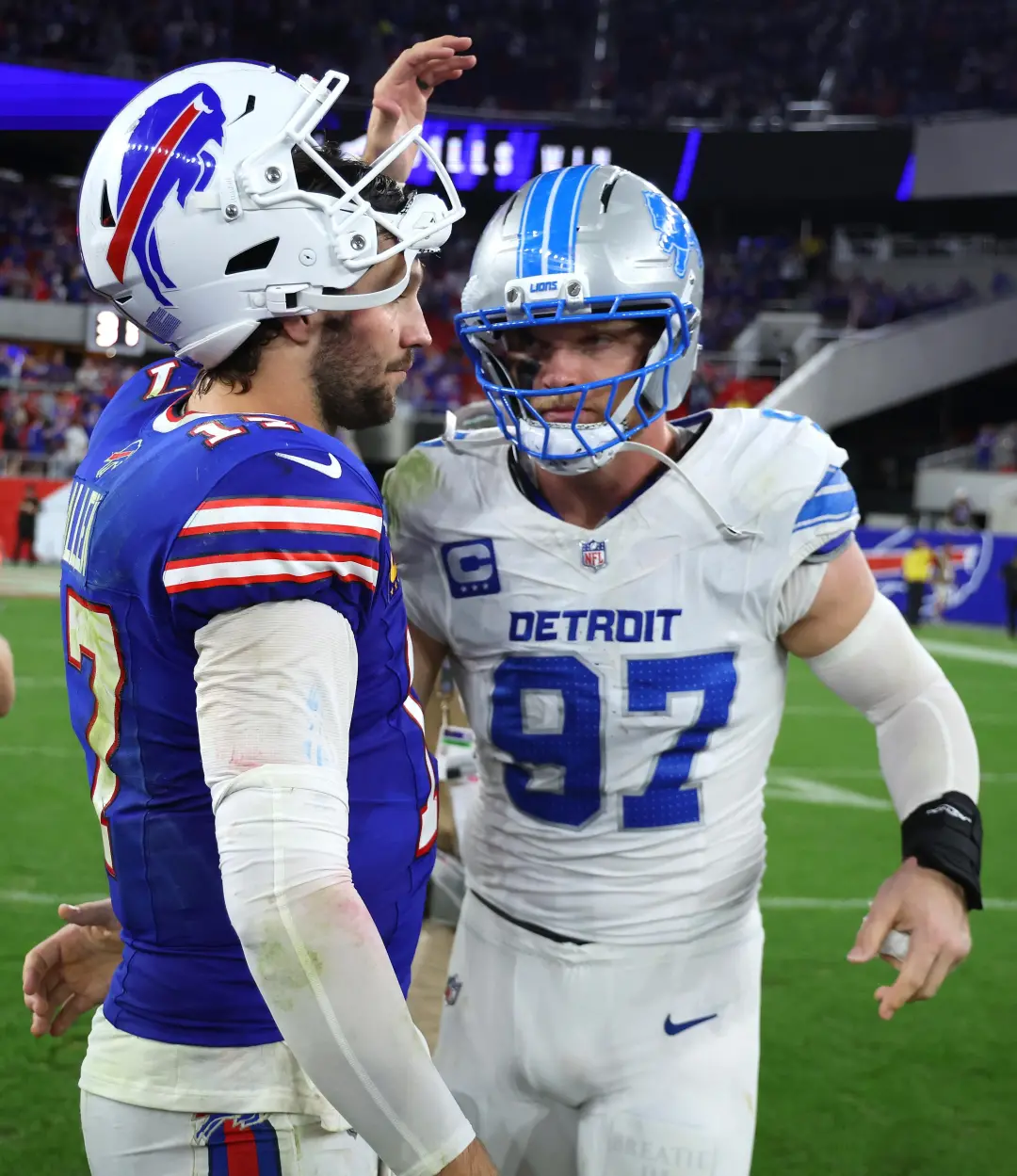 Bills marcaram 446 jardas de ataque contra os Lions na derrota de 41 a 31 na quinta. A defesa de Detroit precisava muit…