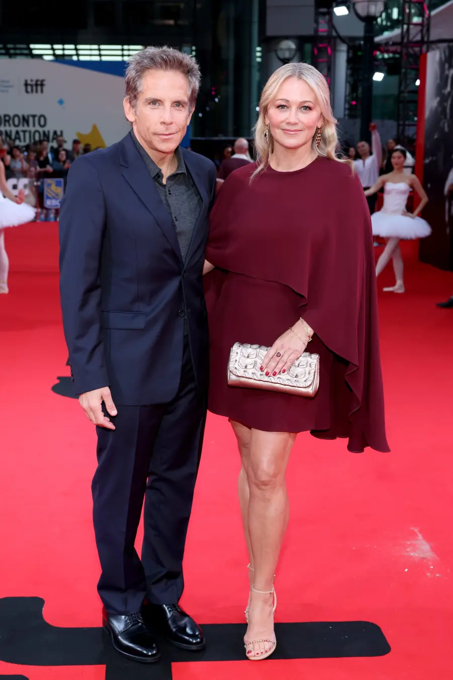 Christine Taylor disse que inicialmente via Ben Stiller como um romance de recuo, já que ambos tinham saído de outros r…
