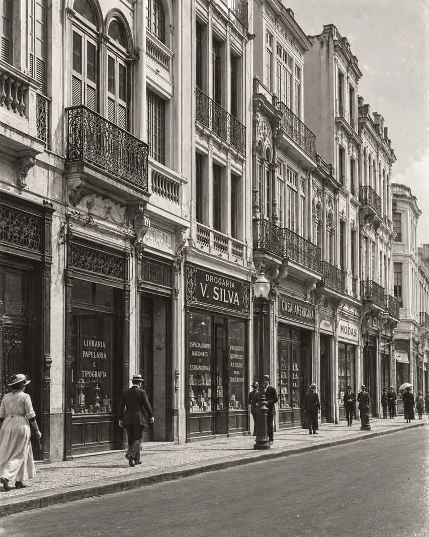 Drogaria V Silva, que era Palácio das Drogas no Centro do Rio, existiu desde 1907, com Virgílio da Silva Lamaignère e J…