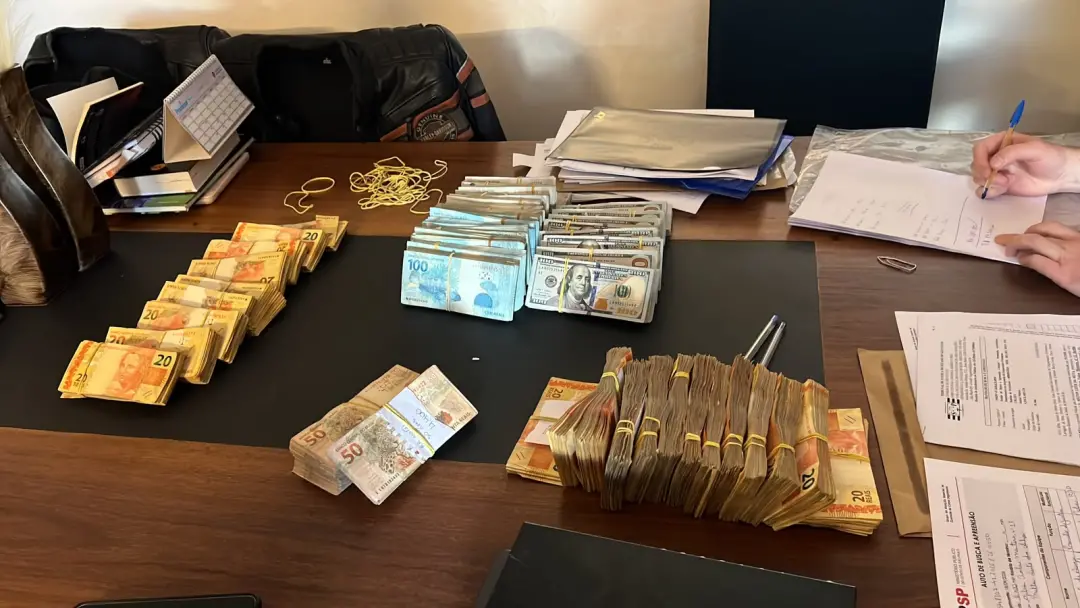 R$ 287 mil e US$ 89 mil achados na casa de assessor em Sorocaba. A fuga de Milton Leite continua mesmo com a apreensão …