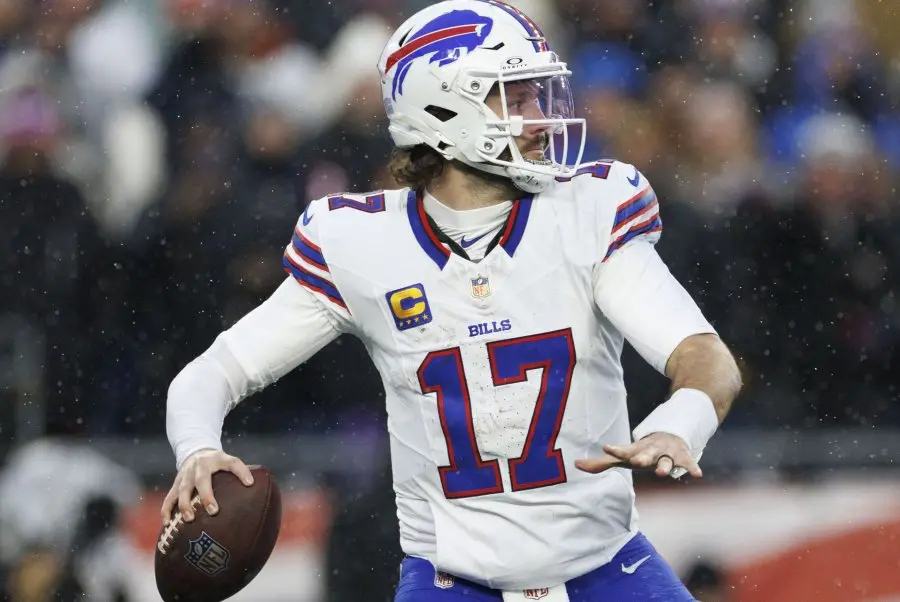 Josh Allen marcou cinco touchdowns levando os Bills a vencerem os Lions por 41 a 31 no novo Highmark Stadium. Ficar doe…