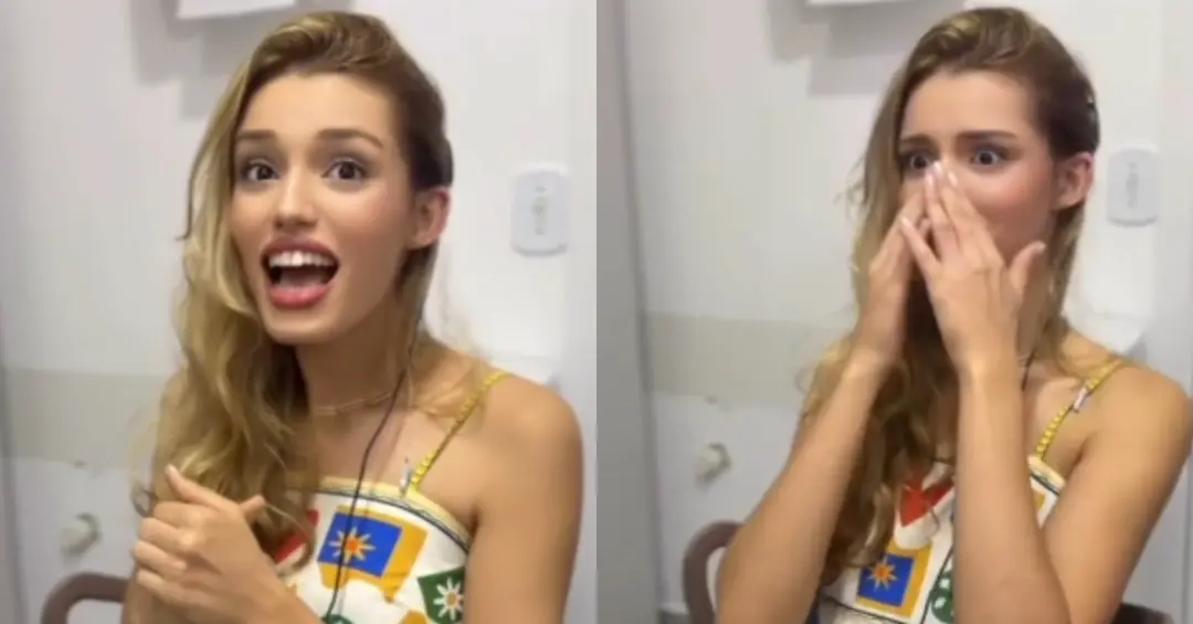 Ryany Lima, de 18 anos, em São José do Goiabal, Minas Gerais, ouviu a própria voz pela primeira vez após ativar implant…