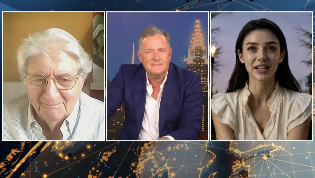 Tilly Norwood, a atriz IA, deu um soluço de linguagem durante a entrevista com Piers Morgan, mudando de inglês para can…
