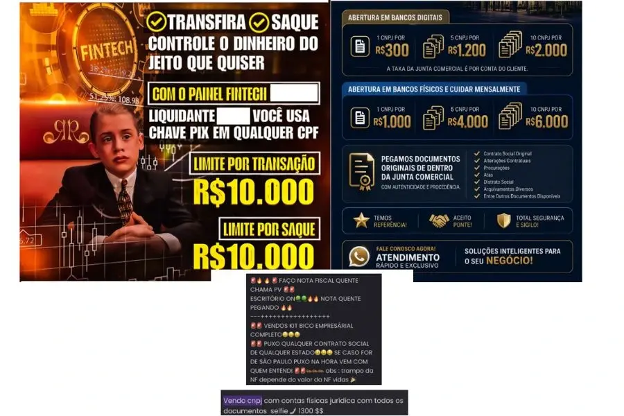 Fóruns da Deep Web negociam fintechs prontas para o crime organizado por até R$ 2 milhões. A evolução do sistema financ…