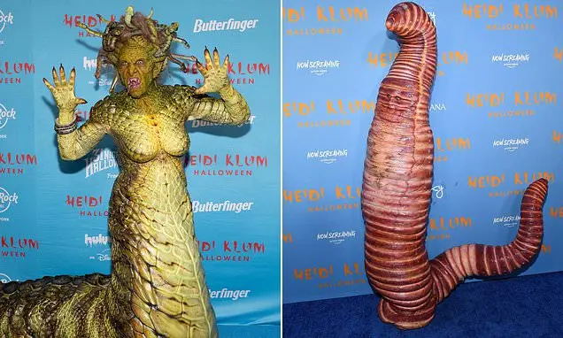Heidi Klum deu uma dica sobre o figurino de Halloween de 2026, que será bem sangrento. Parece mais um show de egos do q…
