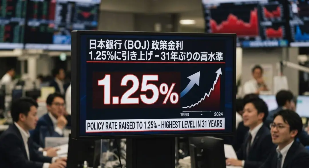 Banco do Japão subiu a taxa de juros para 1,25%, nível mais alto em 31 anos. A medida busca controlar a inflação que po…