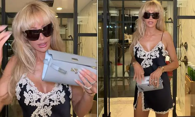 Olivia Attwood exibiu uma bolsa Hermes de 20 mil libras, presente do namorado Pete Wicks. Ver ostentação como essa, mes…