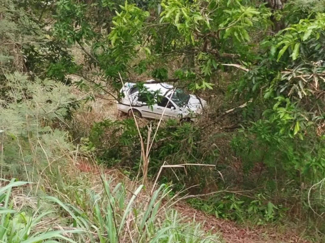 Na BR-458 em Ipaba, duas mulheres ficaram feridas após o carro cair em ribanceira de quatro metros. A tentativa de evit…