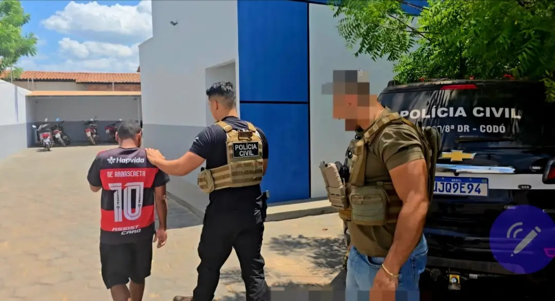 Codó, Maranhão, prisão preventiva de homem de 40 anos por suspeita de importunação sexual e perseguição de menores. A a…