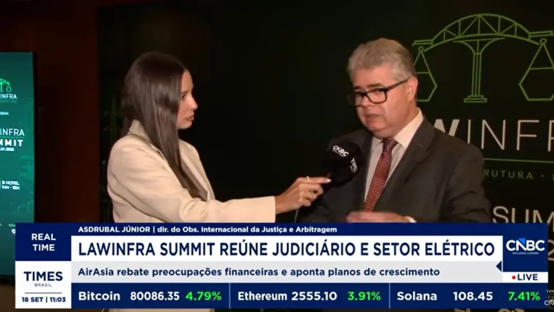 Diretor do Observatório Internacional da Justiça e Arbitragem disse no Lawinfra Summit 2026 que a insegurança jurídica …