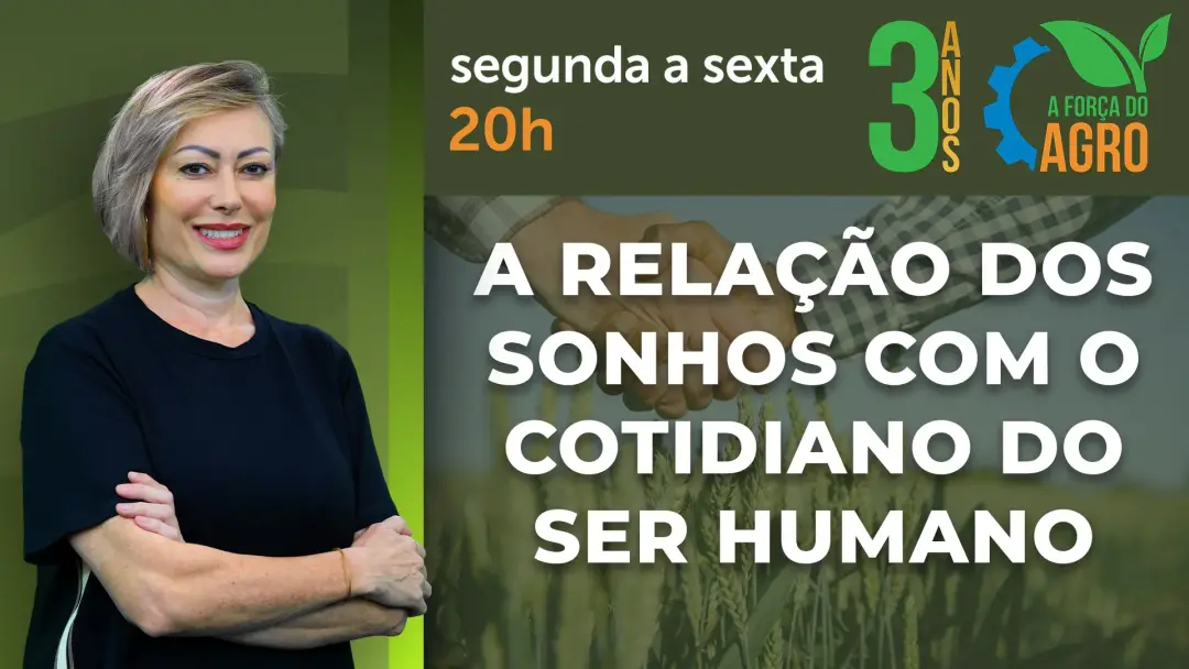 Joice Maffezzolli apresenta A Força do Agro de segunda a sexta a partir das 19h50, falando sobre os mistérios do mundo …