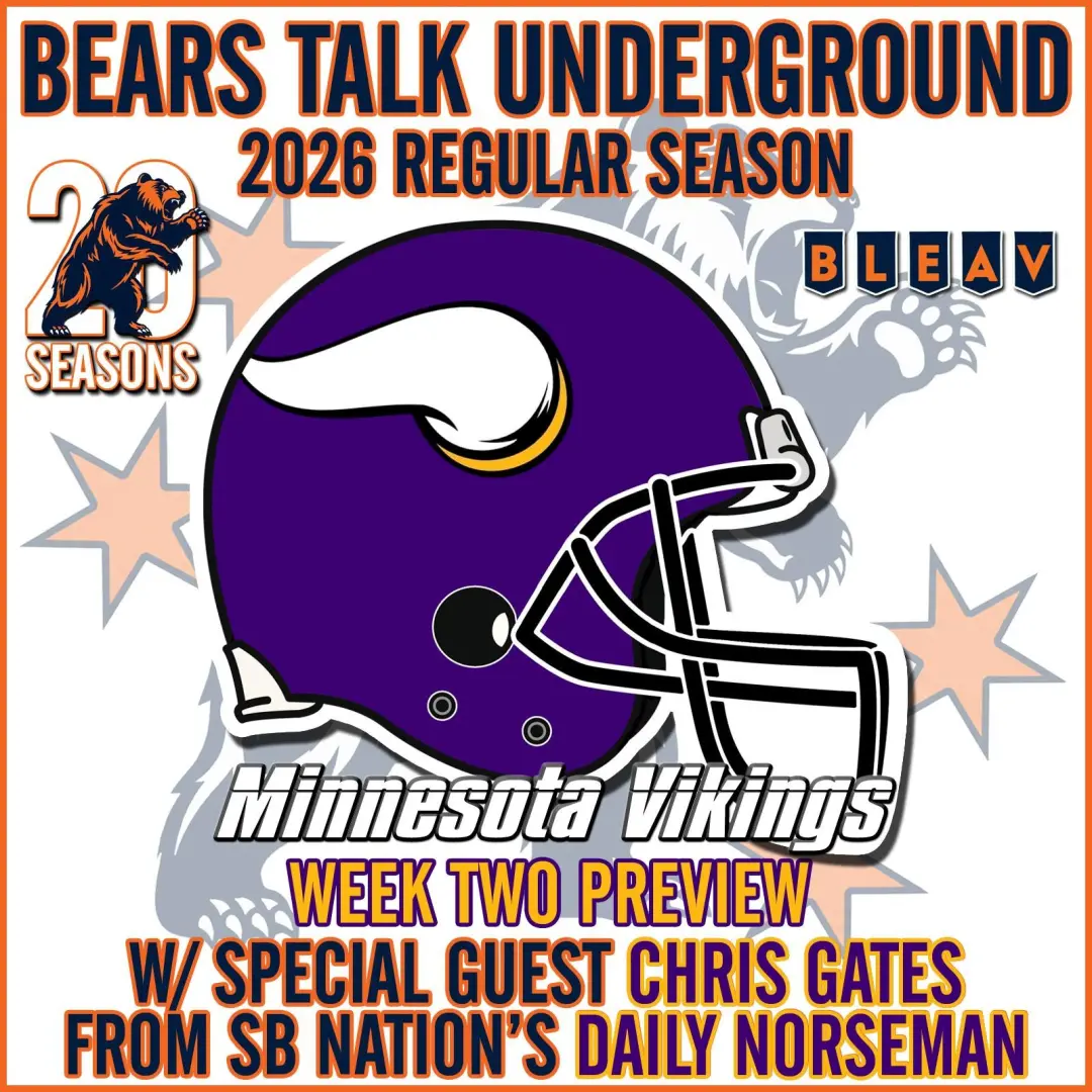 Soldier Field recebe Bears e Vikings em menos de 48 horas, o Vikings busca a sétima vitória consecutiva fora de casa co…