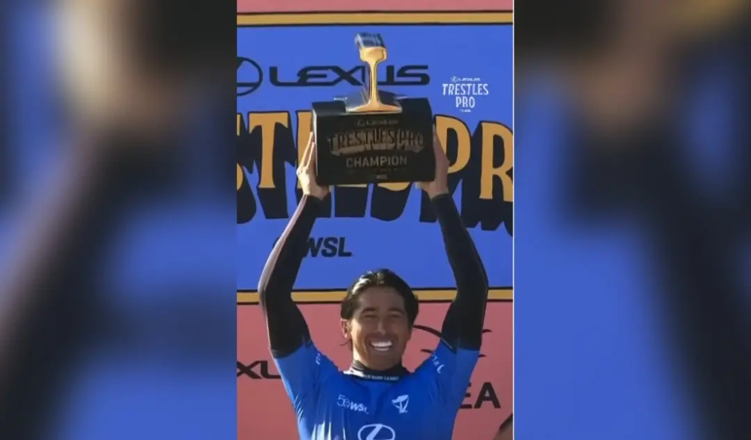 Miguel Pupo venceu a etapa de Trestles nos Estados Unidos, superando Kanoa Igarashi por 14.77 a 14.40. É o segundo triu…