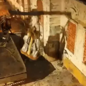 Fortaleza viu a estátua da Sagrada Família despencar do guincho durante a retirada. É um descuido grande com patrimônio…