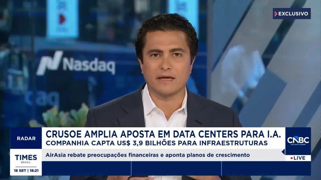 Crusoe captou 3,9 bilhões de dólares e vai integrar energia, chips e nuvem pra expansão da IA. Essa integração toda mos…