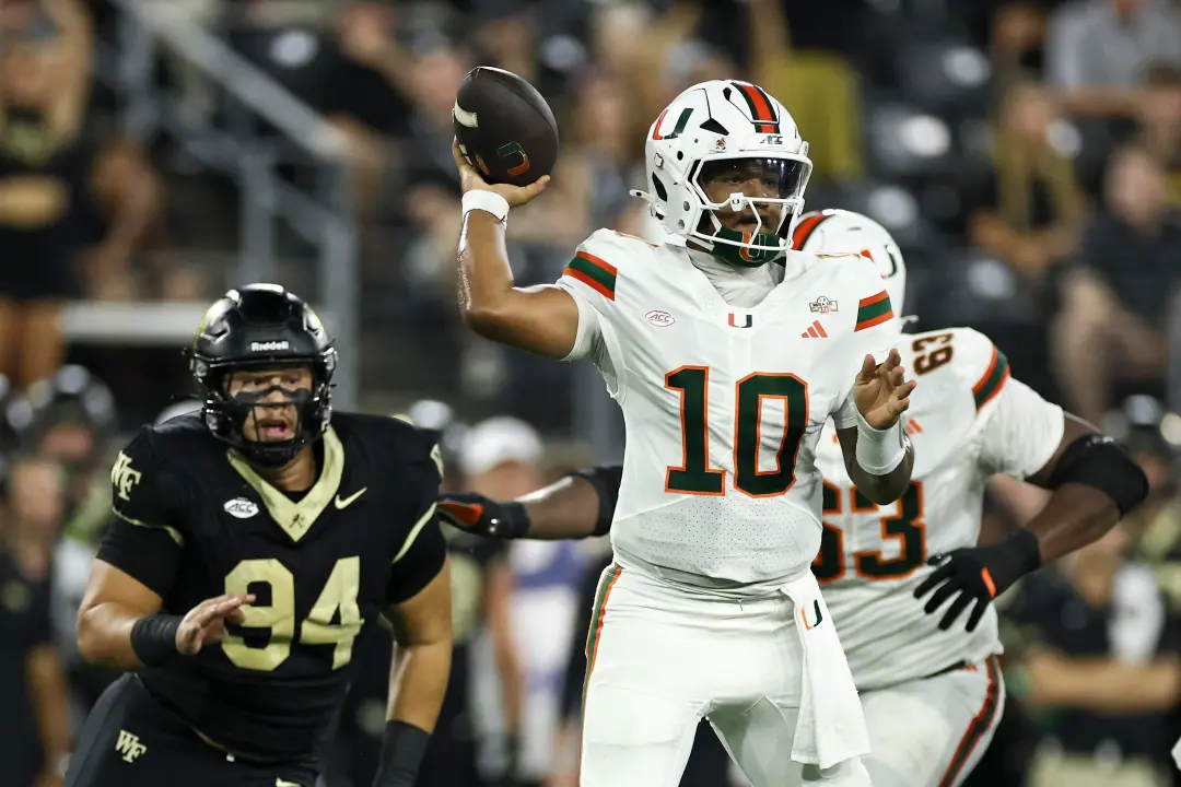 Miami Hurricanes venceu Wake Forest por 33 a 20 em Winston-Salem, Carolina do Norte. A equipe assumiu uma vantagem gran…