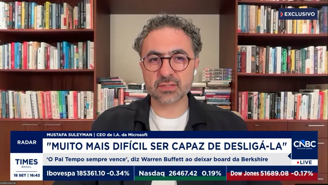 Mustafa Suleyman, CEO da IA da Microsoft, disse que sistemas de IA não podem passar do controle humano. A ideia é que a…