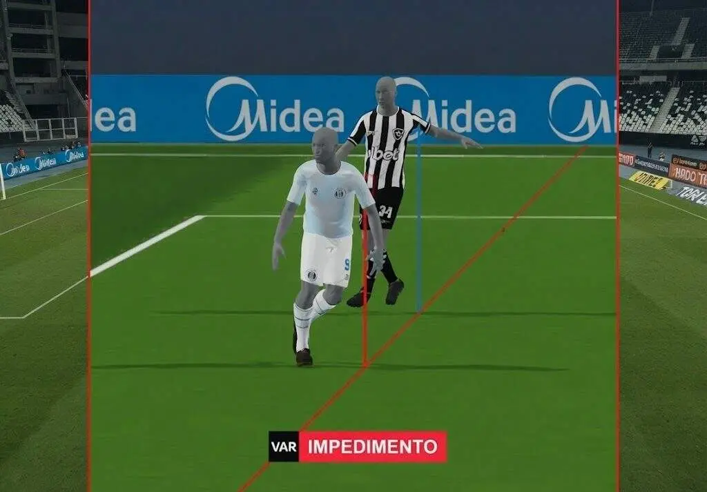 Gol anulado do Grêmio pelo impedimento de 1 centímetro na partida contra o Botafogo. A CBF divulgou o áudio mostrando q…