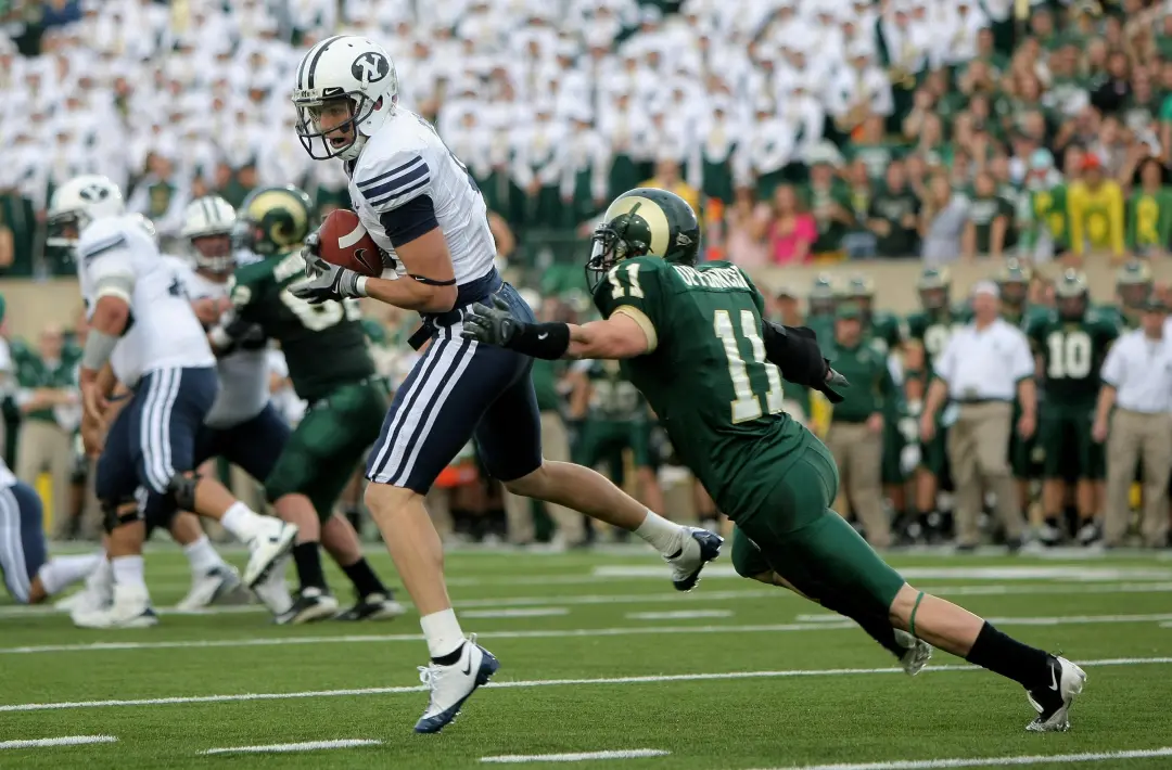 BYU joga contra Colorado State em Fort Collins, sendo a equipe No. 11 do AP poll. Muita gente ficou meio confusa com es…