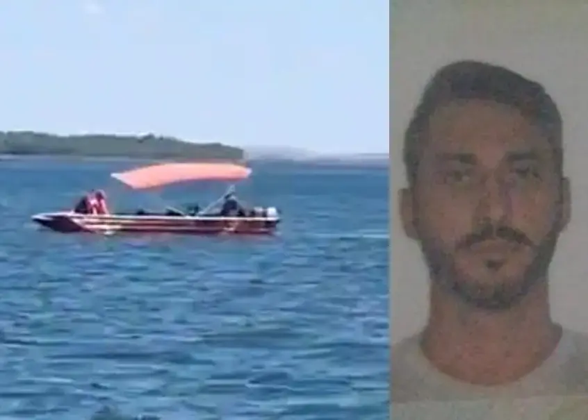 Corpo de Fagner de Lima Oliveira, de 32 anos, foi achado a 15 metros de profundidade no Lago das Brisas, em Buriti Aleg…