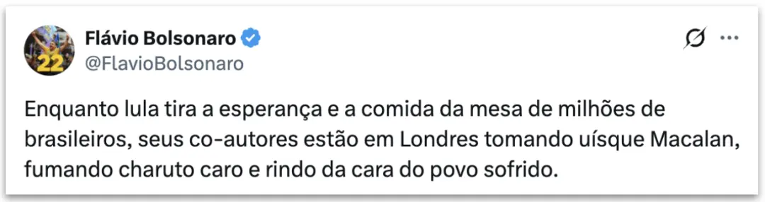 Londres, foto de Gonet com Vorcaro, tem sido tema de crítica de Flávio Bolsonaro. Ele apontou que a imagem, tirada em a…