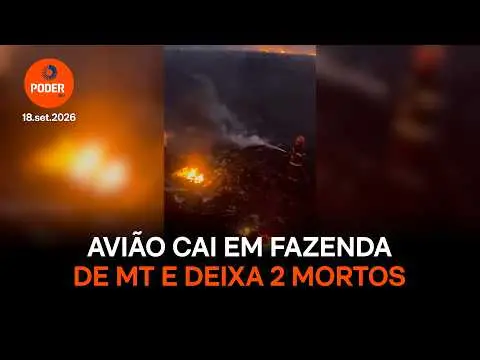 Poxoréu, MT, teve duas pessoas mortas na queda de um avião na Fazenda Água Funda. O Corpo de Bombeiros e o Samu foram a…