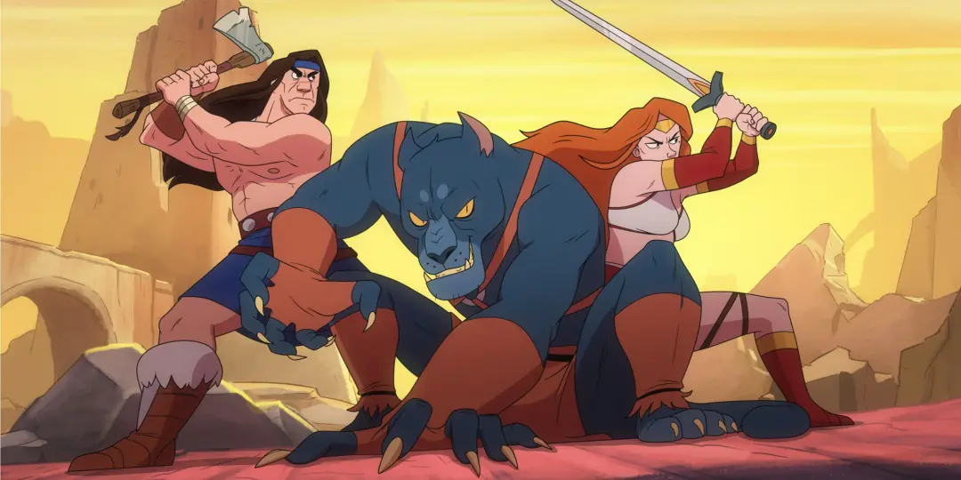 Matthew Rhys no Golden Axe, a adaptação da SEGA na Paramount+, tá mandando bem. Curto a vibe de trazer clássicos de jog…