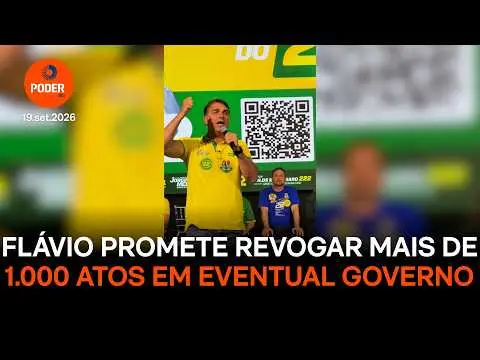Flávio Bolsonaro falou em revogar mais de 1.000 atos normativos no primeiro dia de governo. A ideia dele é reduzir a bu…