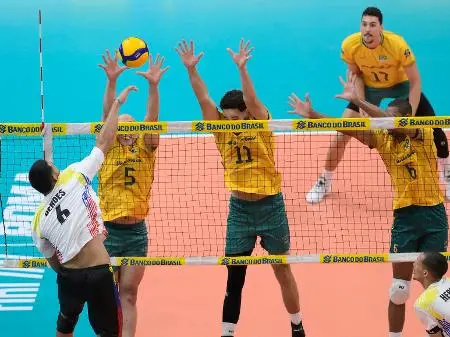 Brasil bate Venezuela e pega Argentina no vôlei masculino, garantindo vaga olímpica. É importante ver o esforço desses …