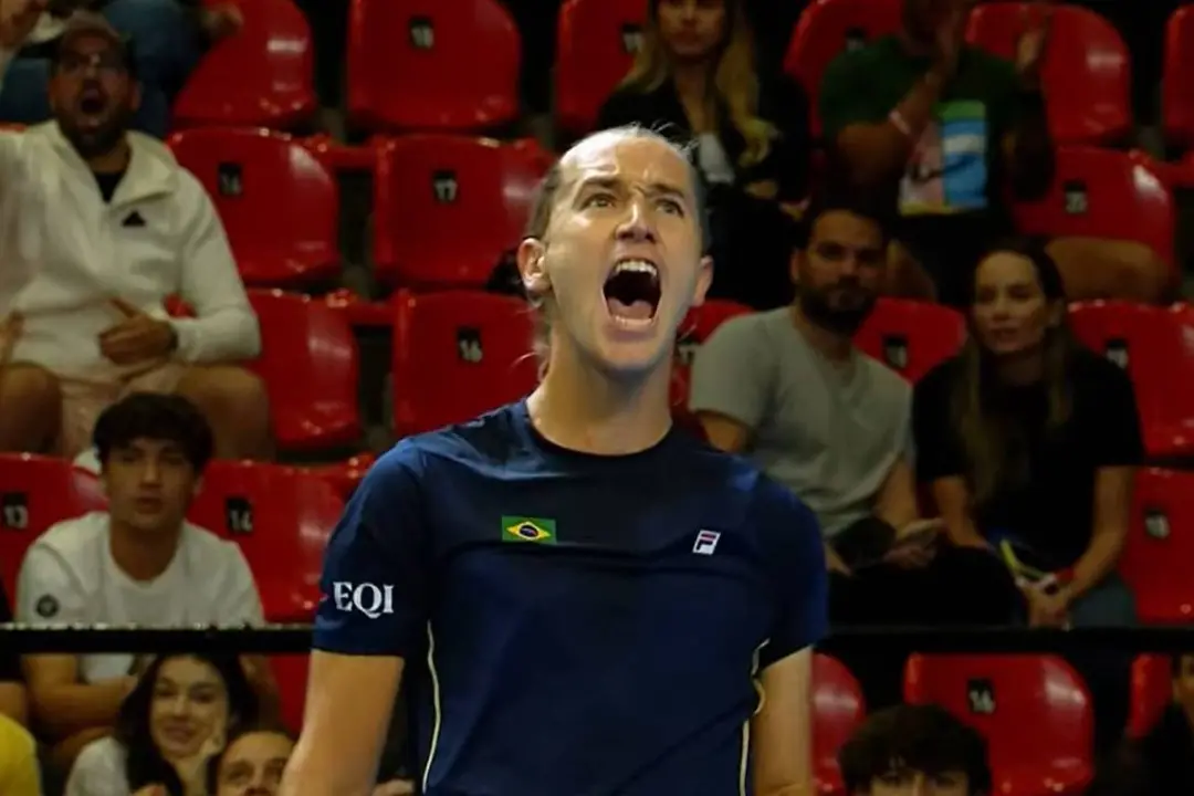 Brasil vence Suíça em três jogos na Farmasi Arena, garantindo chance na Copa Davis de 2027. É bom ver o time em campo e…