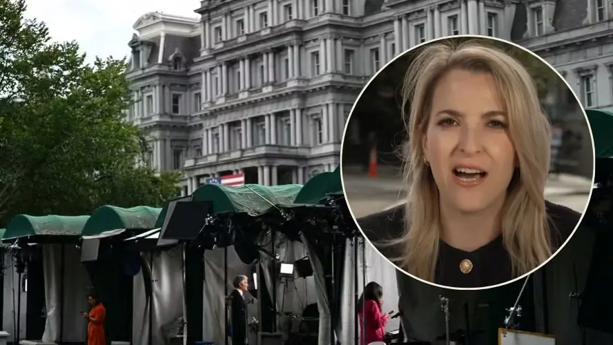 Betsy Klein teve o crachá confiscado ao tentar entrar na Casa Branca, um dia depois de Trump anunciar a proibição de ac…