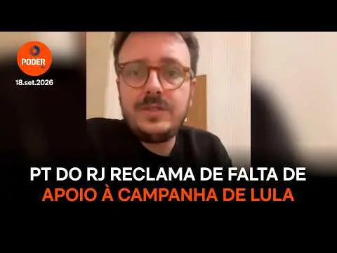 Samuel Braun disse que a campanha de Lula não tem equipes pagas para ações básicas na rua. A Direção Nacional do PT dec…