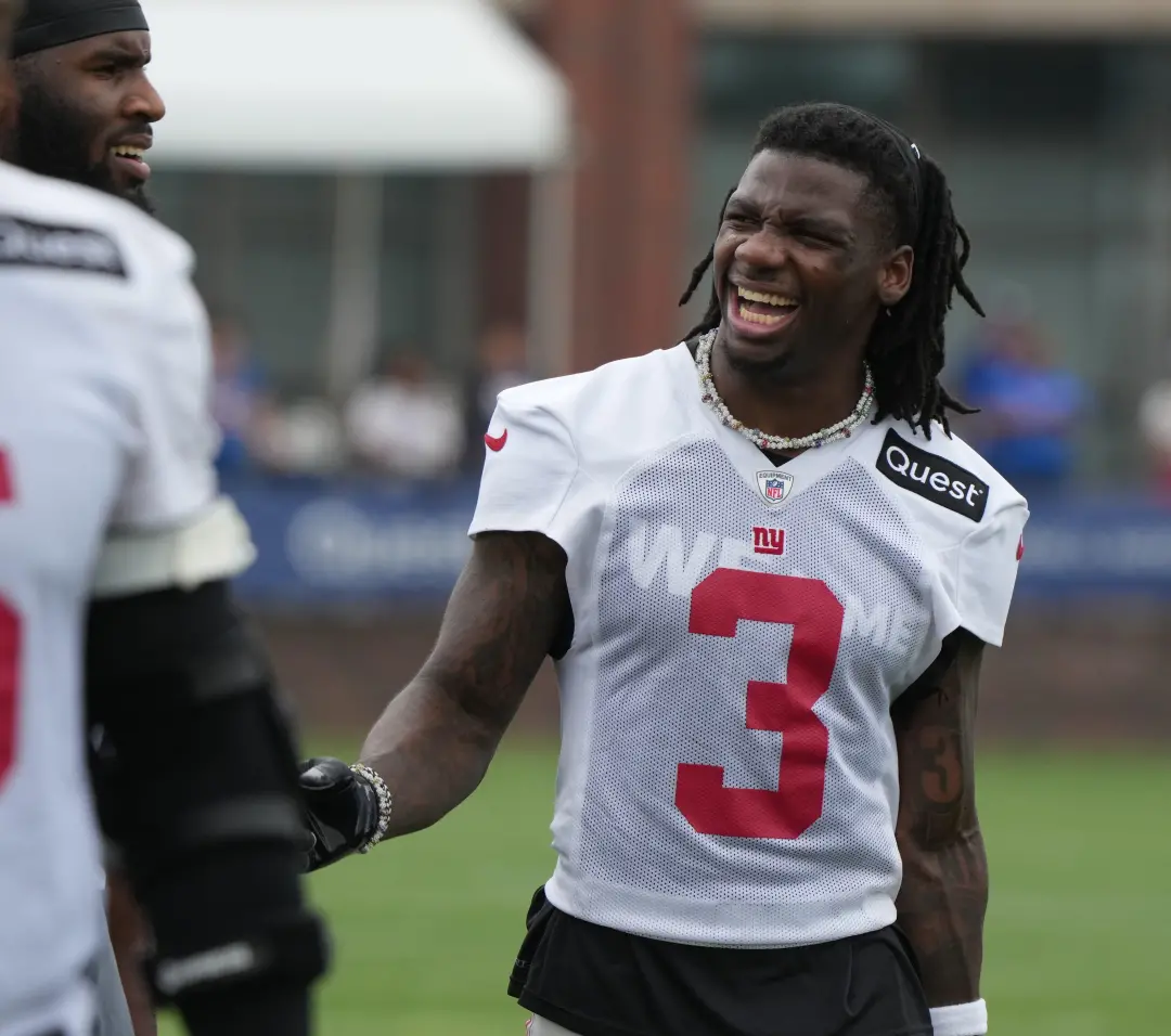 Deonte Banks, dos New York Giants, está com lesão na panturrilha e marcado como questionável para o jogo contra o Los A…