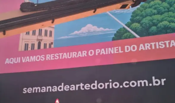 Painel Paisagem Urbana de Ivan Freitas na Lapa será restaurado depois de anos de desgaste. A obra, que usa trompe loeil…