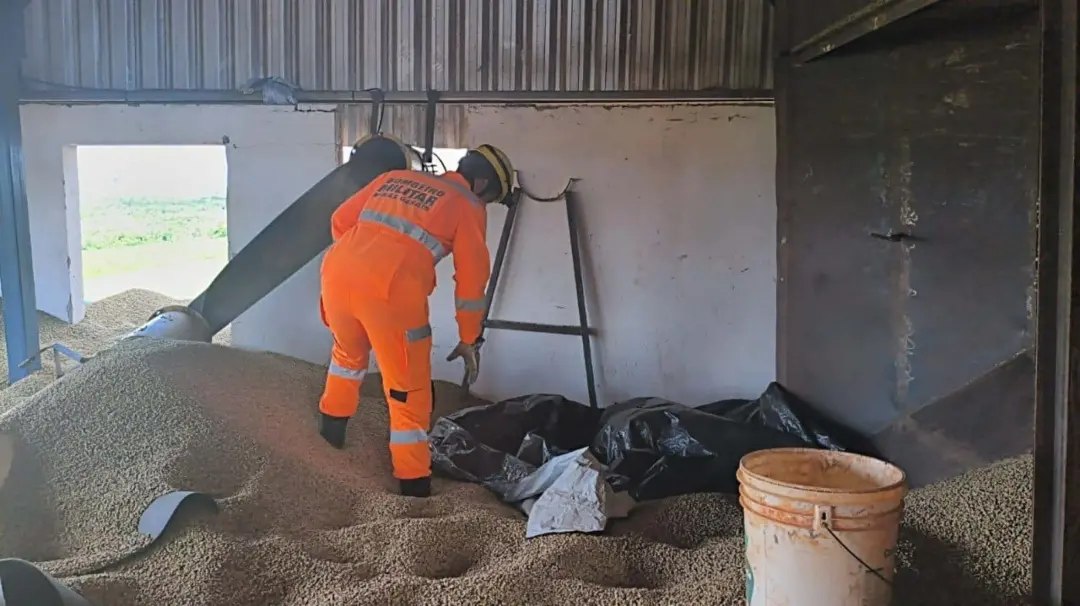 Um trabalhador de 21 anos morreu soterrado por um silo de grãos de café na Fazenda Manchúria, em Ibiá, Minas Gerais. É …