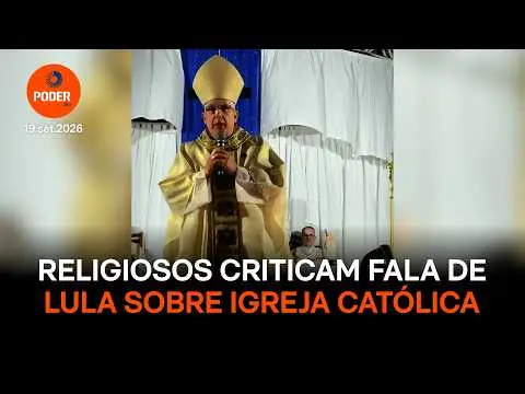 Líderes religiosos criticaram a fala de Lula no Palácio do Planalto sobre a Igreja Católica enfrentar dificuldades com …