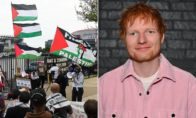 Ed Sheeran fez show no Lincoln Financial Field, sua primeira apresentação depois da saída de Macklemore da turnê LOOP. …
