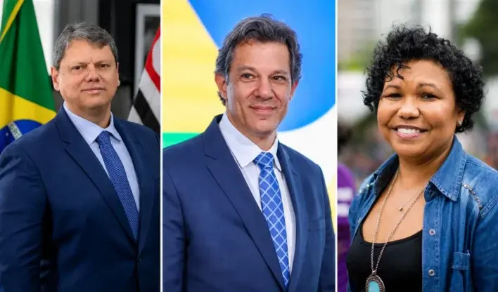 Tarcísio e Haddad focaram em encontros com eleitores evangélicos neste sábado, com Tarcísio participando de eventos na …